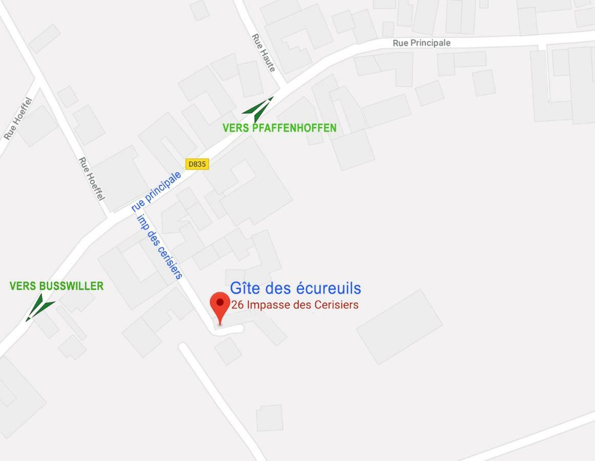 Le gîte des écureuils Schalkendorf Extérieur photo